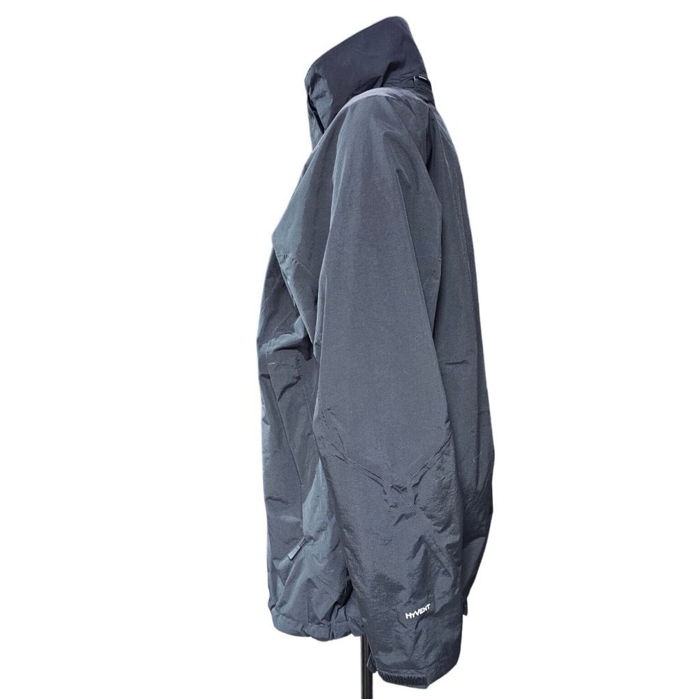 The North Face Men's Black Lightweight Jacket with Drawstring Bottom Hem, Size L - Picture 4 of 8
